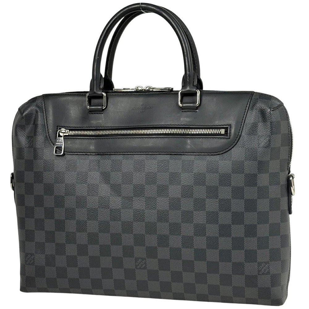 Louis Vuitton Porte Documents Jour NM PDJ Damier Graphite Black